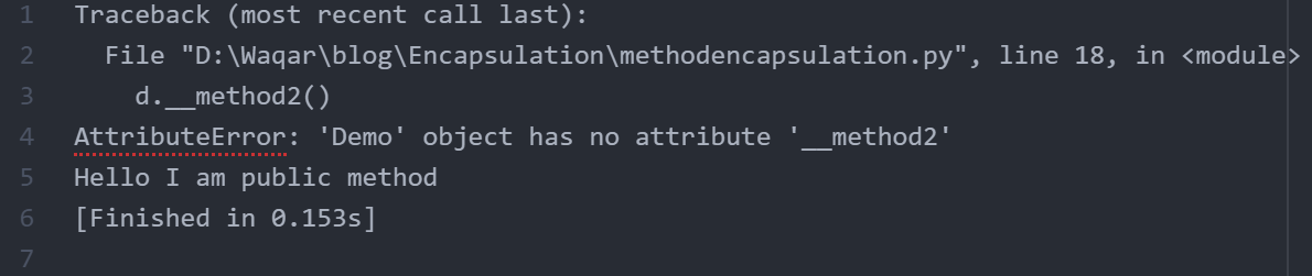 Method_encapsulation_output