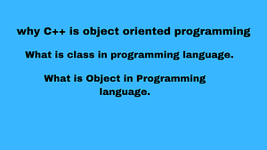 why-C++-is-object-oriented-programming-language